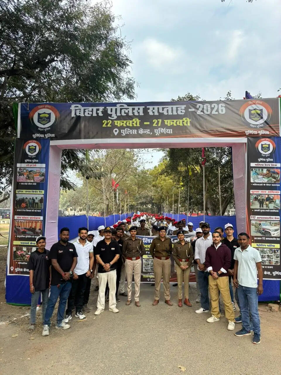 पूर्णिया पुलिस द्वारा नशा मुक्ति अभियान रैली का हुआ आयोजन