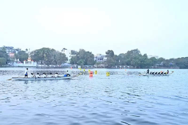 भोपाल में 14वीं राष्ट्रीय ड्रैगन बोट चैंपियनशिप का शुभारंभ