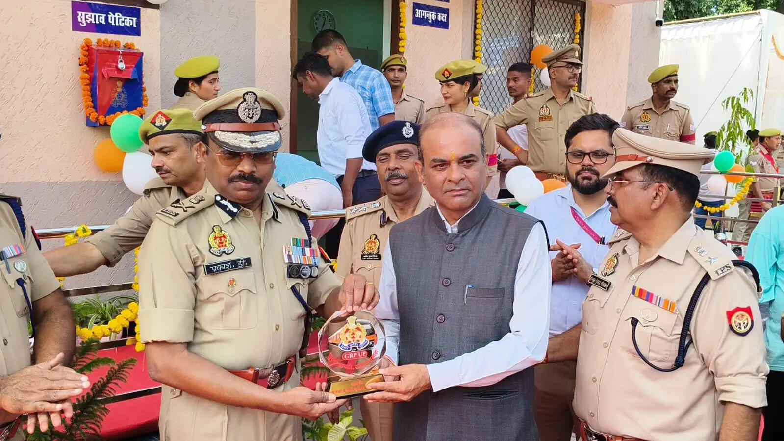 जीआरपी के नए थाने का भव्य शुभारंभ, स्टेशन से कुछ दूरी पर बनी नई इमारत