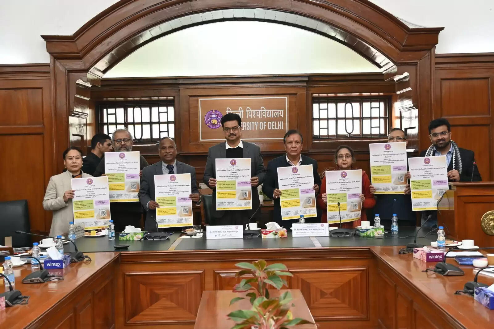 डीयू में “एप्लीकेशन ऑफ आर्टिफिशियल इंटेलिजेंस इन हेल्थ साइंसेज” ऑनलाइन सर्टिफिकेट कोर्स का शुभारंभ