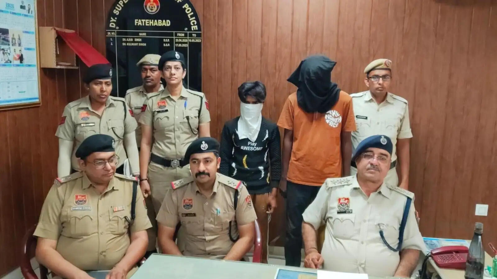 फतेहाबाद : चोरी की मोटरसाइकिल समेत दो काबू