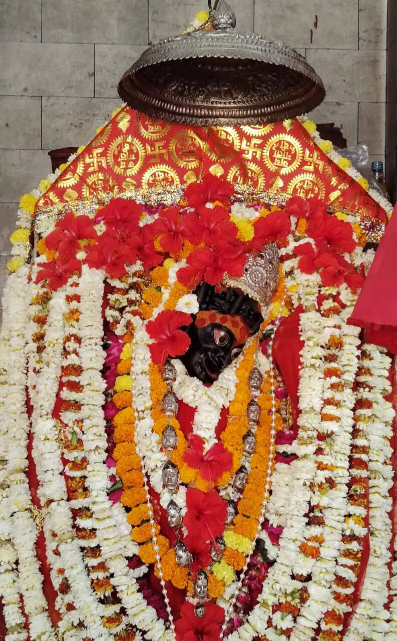 नवरात्र में कंकाल काली के दरबार में उमड़ रहे भक्त, चंड-मुंड संहार से जुड़ी है पौराणिक मान्यता