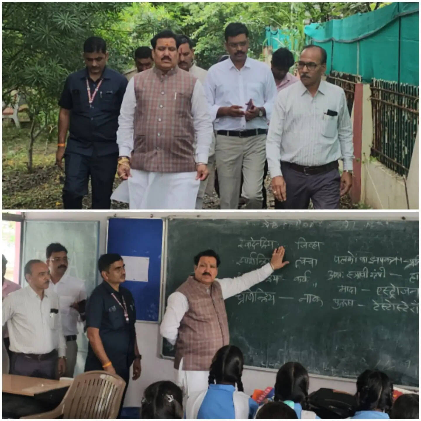 राजगढ़ः राज्यमंत्री टेटवाल ने कन्या विद्यालय व छात्रावास में किया औचक निरीक्षण