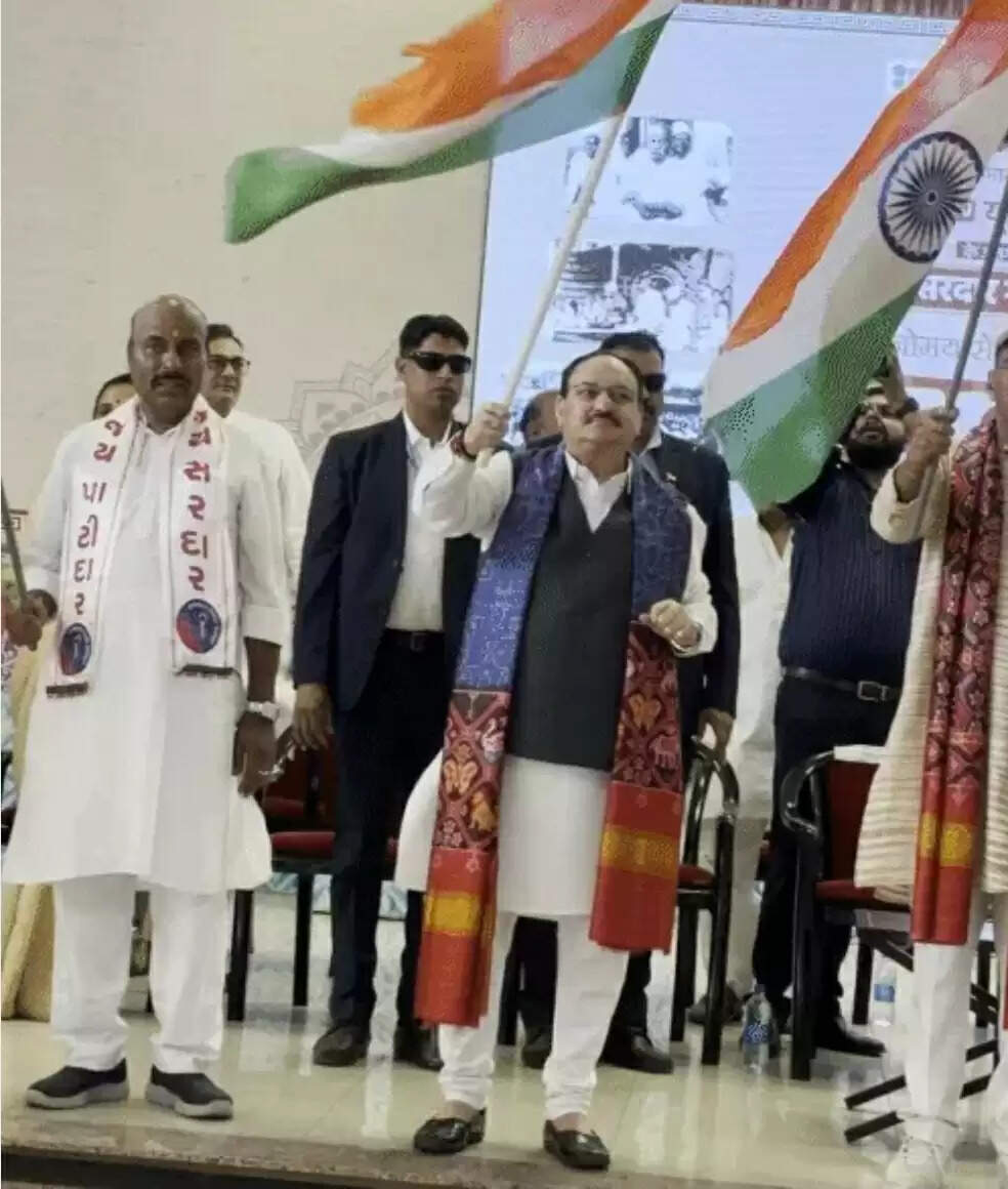 कांग्रेस ने साजिश कर सरदार पटेल का नाम इतिहास से मिटाने का काम किया : जे.पी. नड्डा