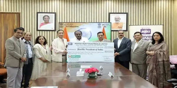 बीएचईएल ने सरकार को 2025-26 के लिए 283.56 करोड़ रुपये का अंतिम लाभांश दिया