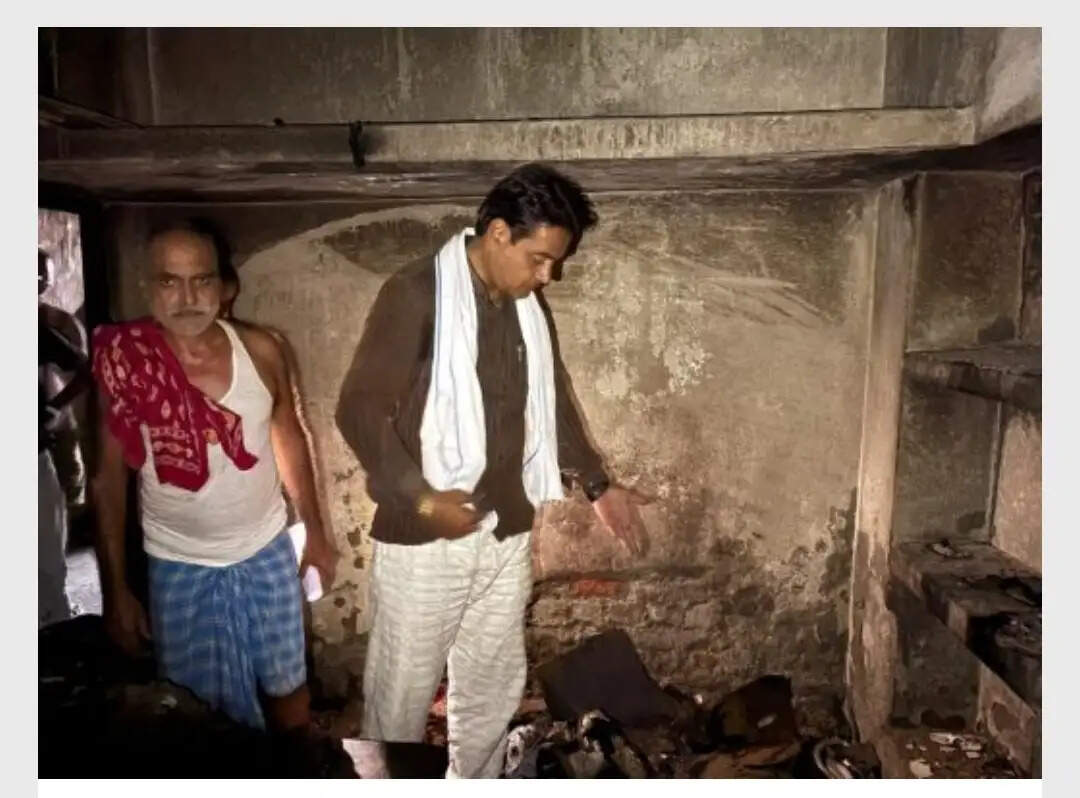 नालंदा जिले में सिलेंडर फटने से लगी आग,परिवार के 6 सदस्य जख्मी