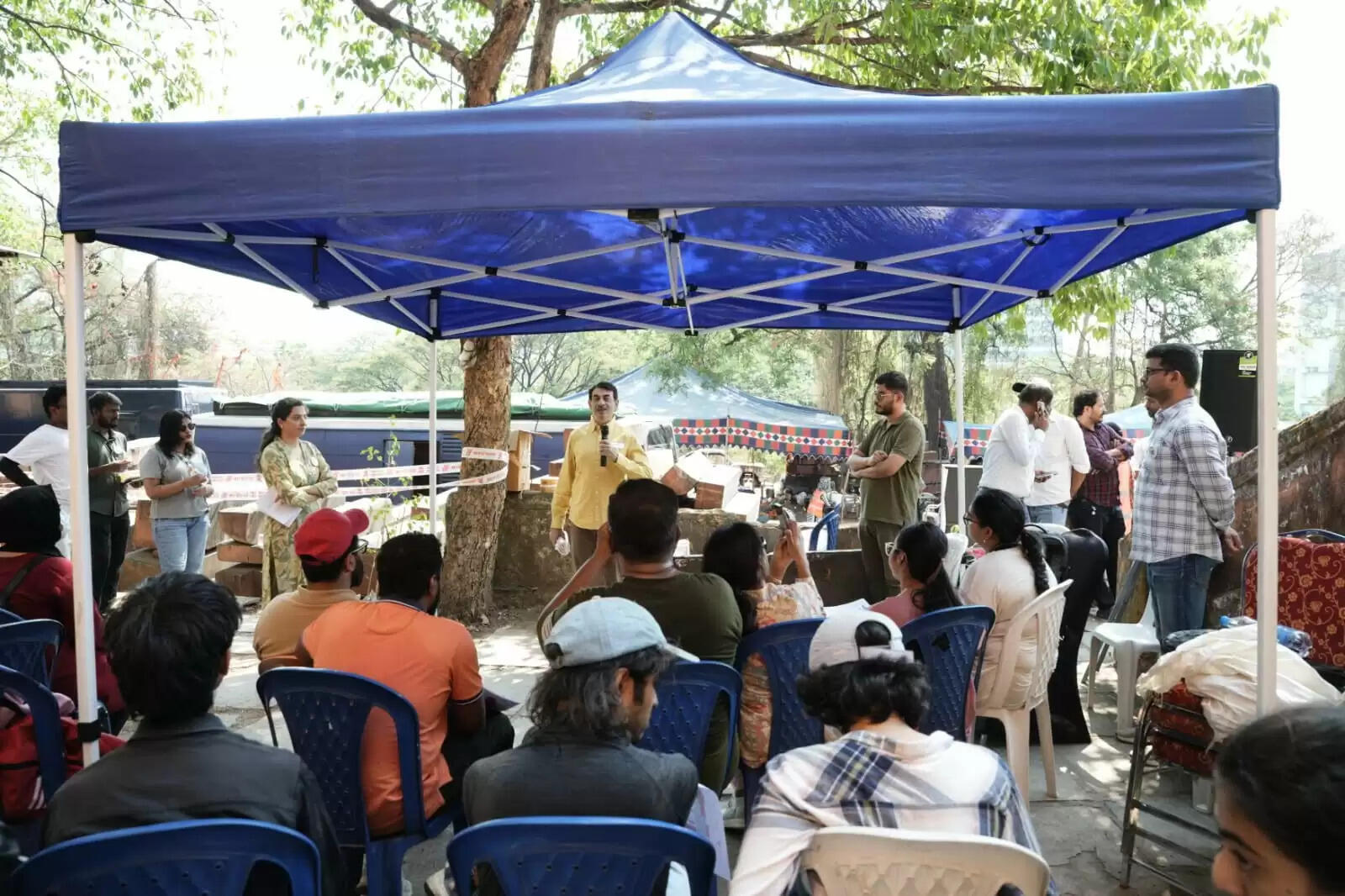 विश्व धरोहर दिवस पर इर्रम मंजिल में स्वच्छता अभियान व ट्रेजर हंट, संरक्षण को लेकर नई पहल