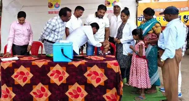 सुकमा जिले में राष्ट्रीय पल्स पोलियो अभियान का हुआ शुभारंभ