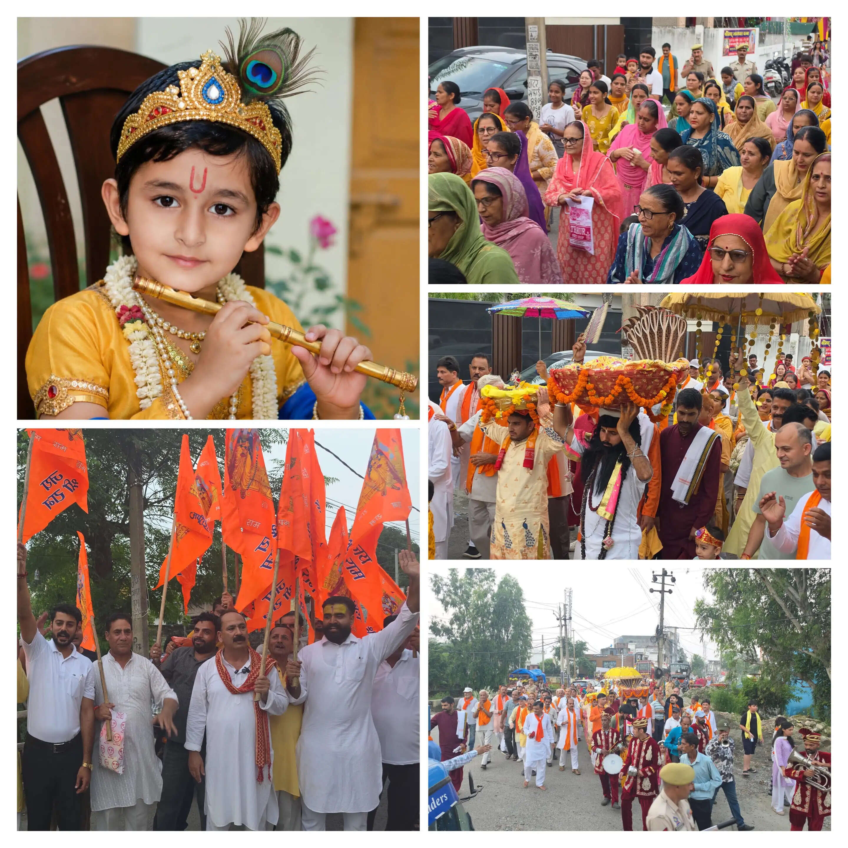 नंद के घर आनंद भयो, जय कन्हैया लाल की के जयघोष से गूंज उठा कठुआ, धूमधाम से मनाई श्रीकृष्ण जन्माष्टमी