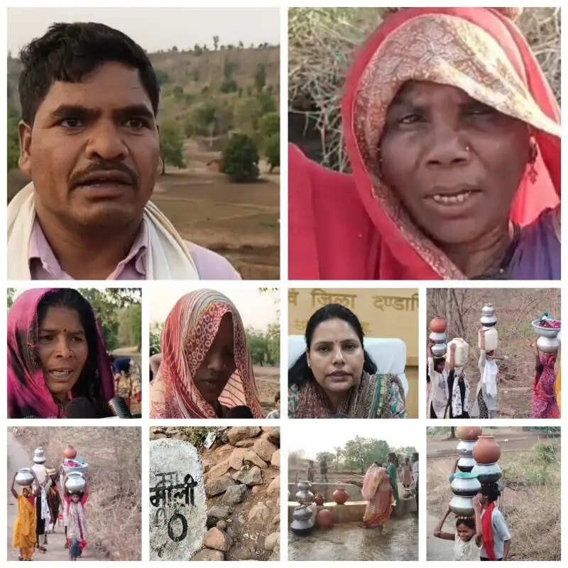 उमरिया के आदिवासी गांव में गहराया जल संकट, तीन किलोमीटर दूर से पानी लाने को मजबूर ग्रामीण