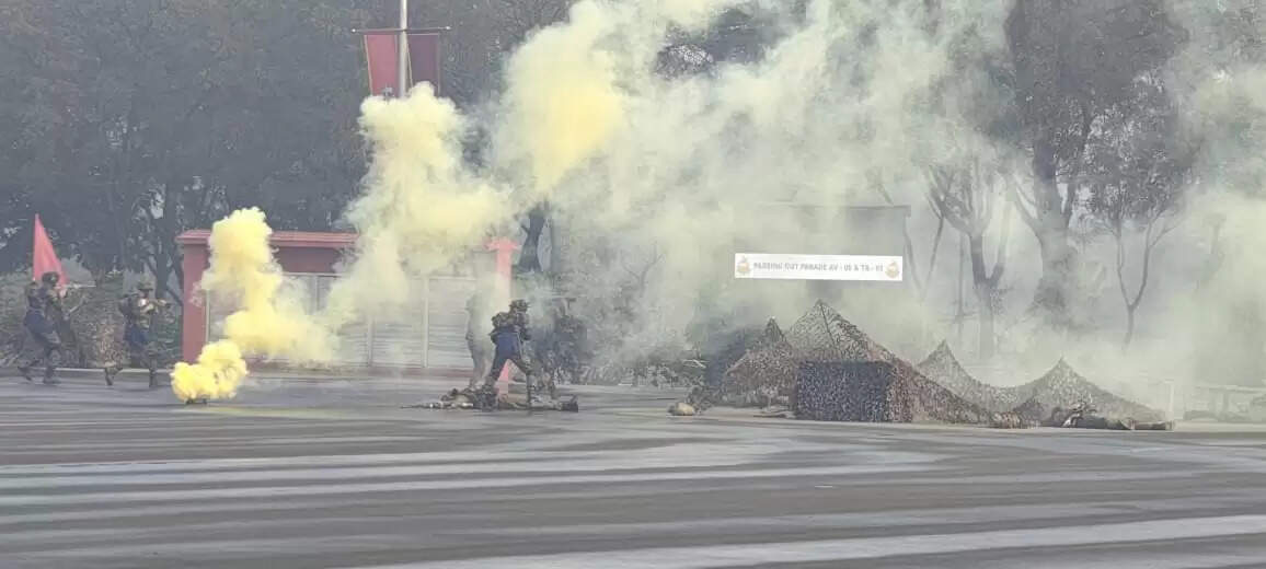 पीआरसी के 962 अग्निवीर जवानों ने ली देश सेवा की शपथ