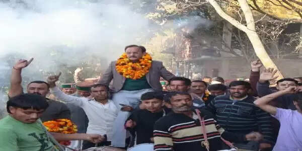 उद्योग मंत्री हर्षवर्धन ने किया उठाऊ पेयजल योजना का लोकार्पण