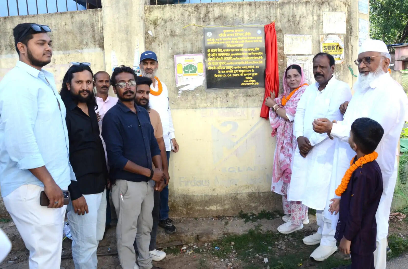 वार्ड 49 में 36 लाख की लगात से दो जगहों पर शिलान्यास