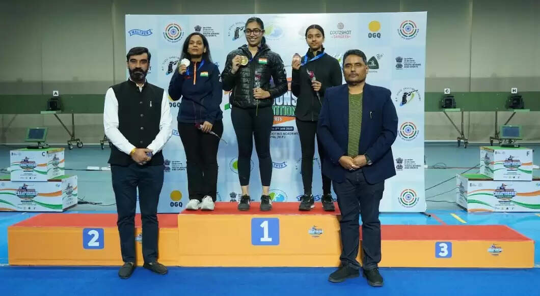 राष्ट्रीय शूटिंग चैंपियनशिप : 10 मीटर एयर राइफल महिला फाइनल में अमीरा ने जीता स्वर्ण