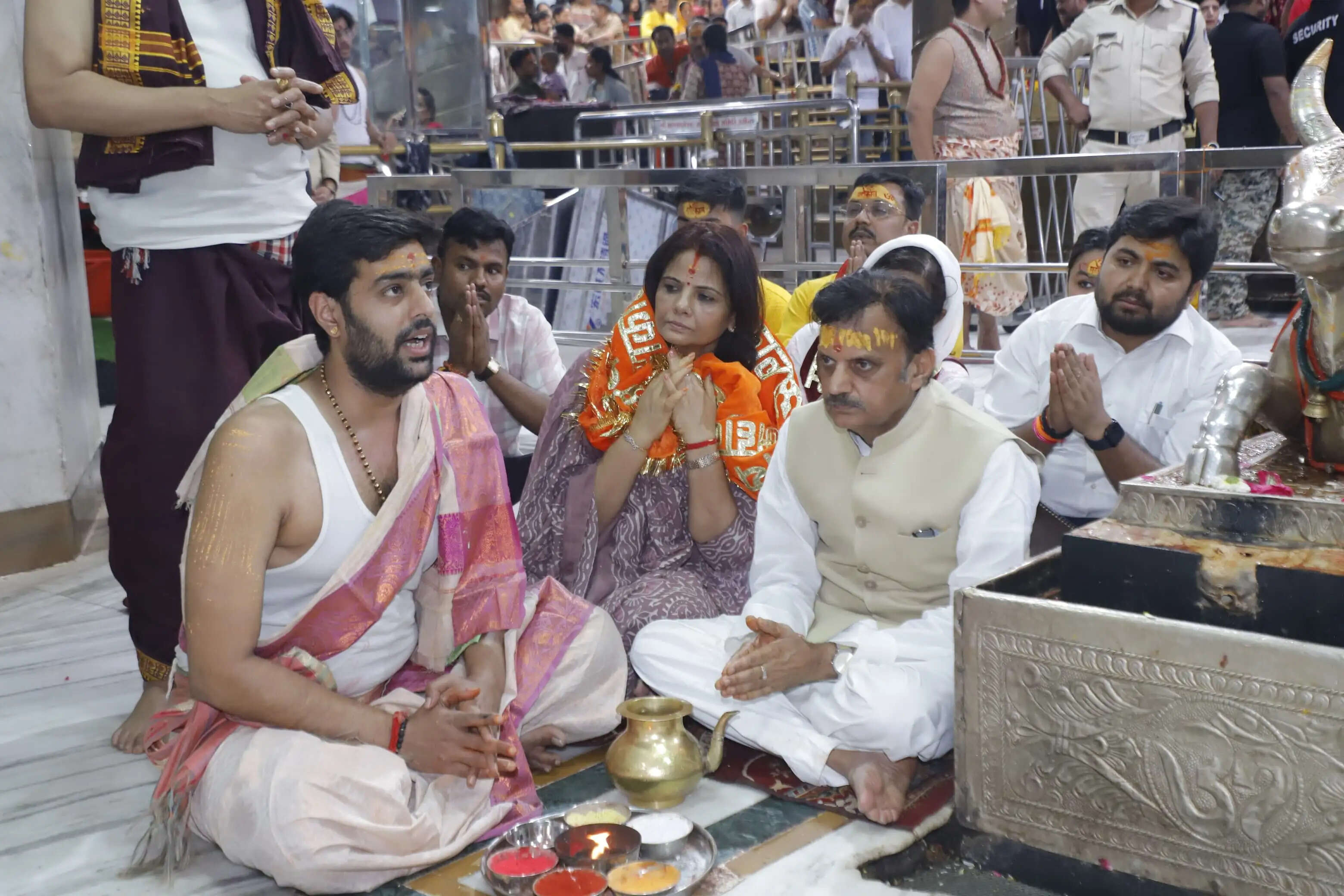 उज्जैनः उपमुख्यमंत्री राजेंद्र शुक्ल ने महाकालेश्वर भगवान के दर्शन किए