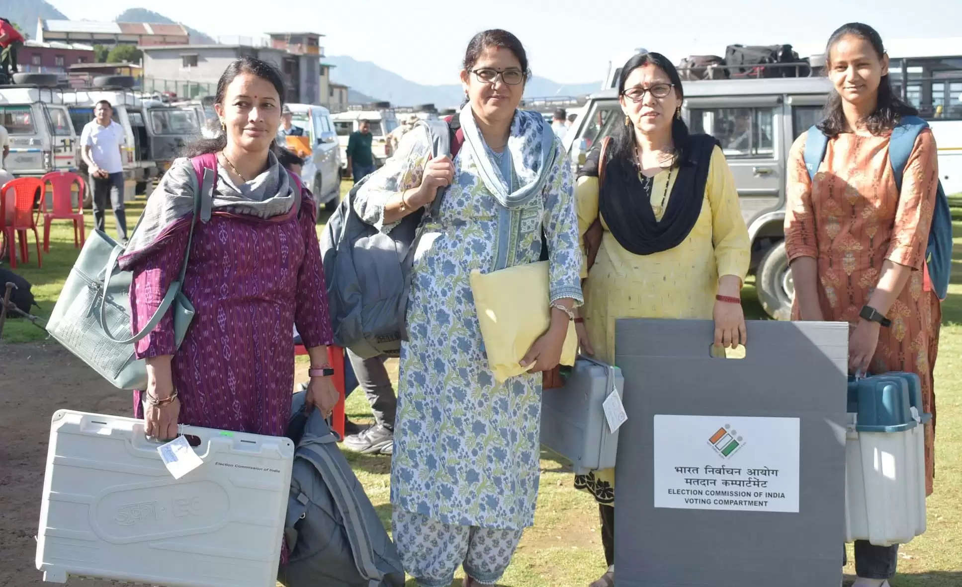 बदरीनाथ विस क्षेत्र के उपचुनाव के लिए पोलिंग पार्टियां रवाना, कल हाेगा मतदान