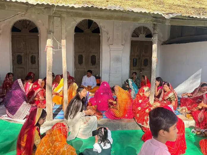 मंदसौरः दशा माता का पर्व श्रद्धापूर्वक मनाया गया, महिलाओं ने कि पूजा अर्चना