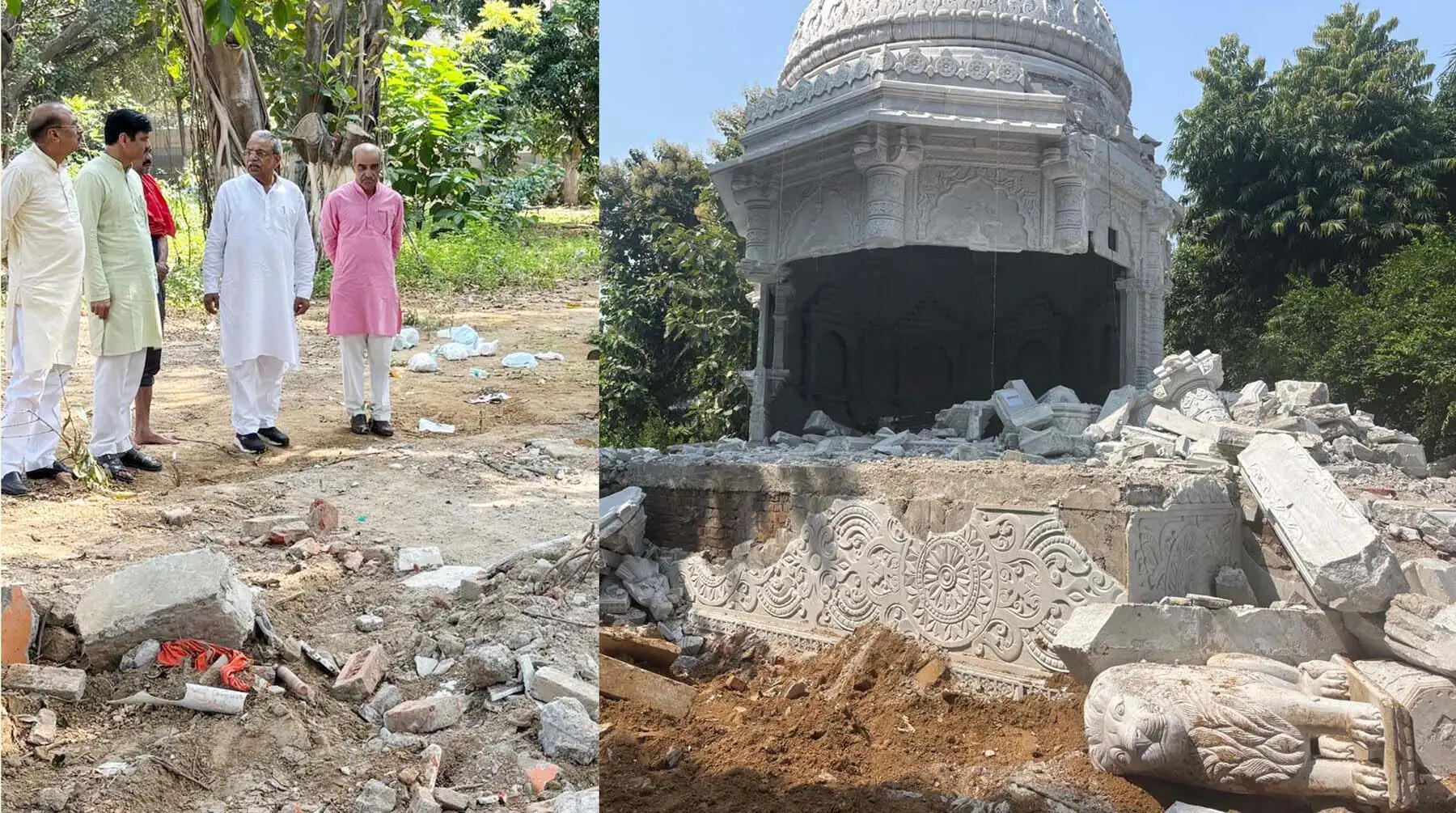 गुरुग्राम: जिस तरह से मंदिर व मूर्तियों को तोड़ा, इसे देख बाबर, गजनी भी शर्मिंदा होंगें: डा. सुरेंद्र जैन