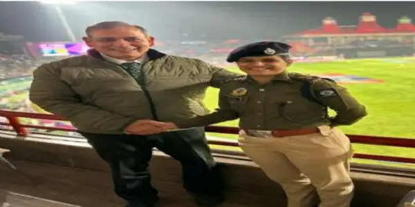 विश्व कप के पांच मैचों के सफल आयोजन पर कांगड़ा पुलिस को डीजीपी की बधाई