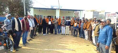 पीडब्लूडी मेला अध्यक्ष धनराज यादव एवं मंत्री बने रामनिरंजन