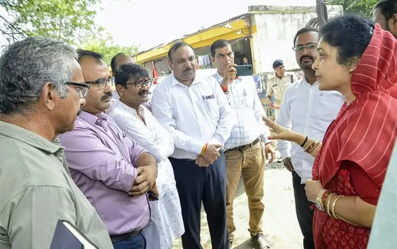 भोपालः राज्यमंत्री कृष्णा गौर ने अवधपुरी में किया सड़कों का निरीक्षण, मार्गों के गड्ढे तत्काल भरने के दिए निर्देश
