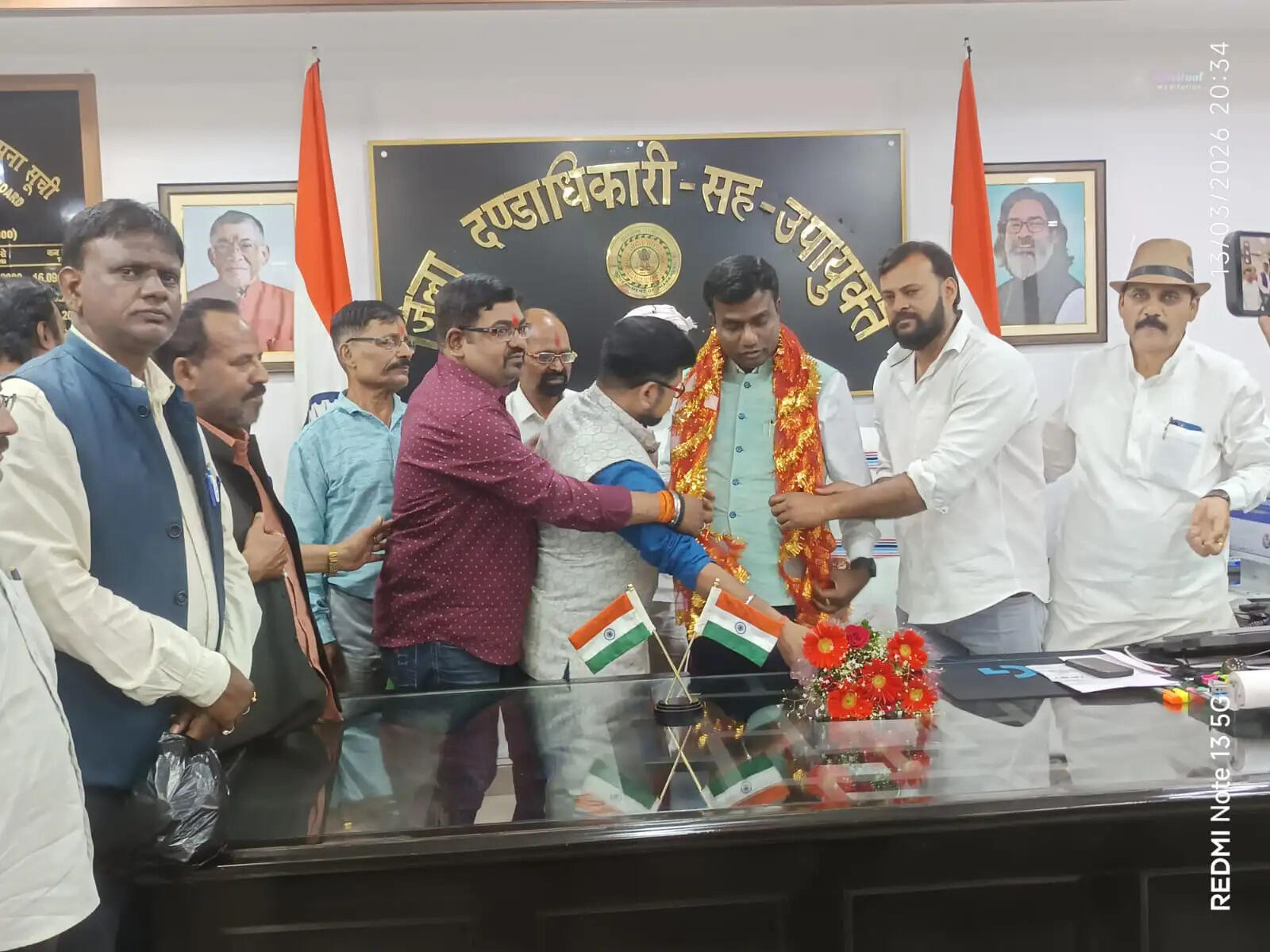 महावीर मंडल ने रामनवमी को लेकर उपायुक्त से मिलकर की चर्चा