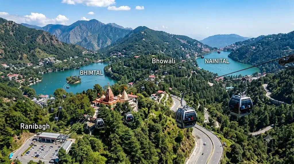नैनीताल रोपवे परियोजना का अब भीमताल, भवाली व कैंचीधाम तक होगा विस्तार