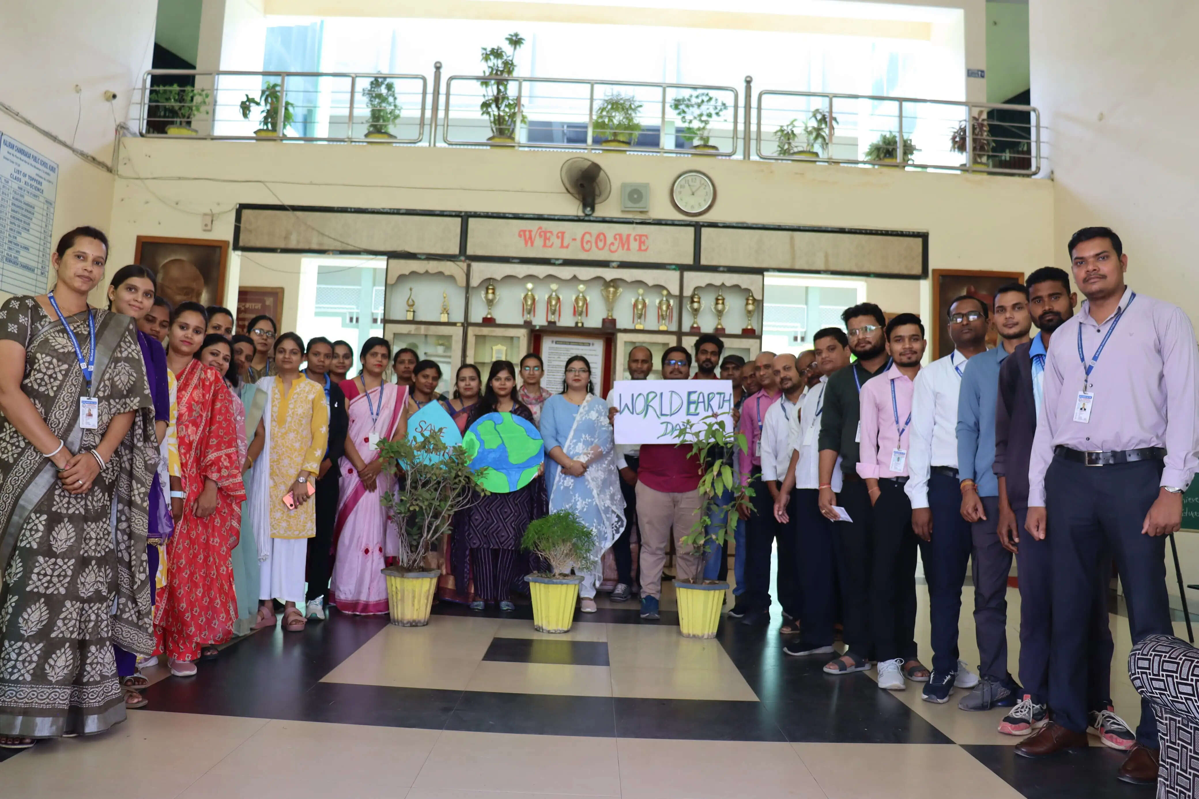 विश्व पृथ्वी दिवस पर लिया गया पर्यावरण संरक्षण का संकल्प