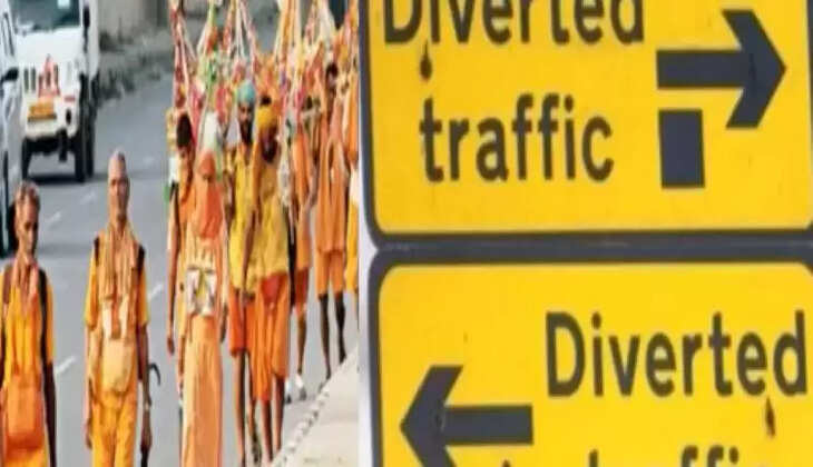 traffic diversion sawan