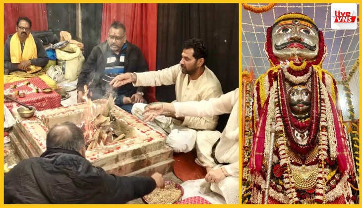 कज्जाकपुरा स्थित अनादिकालेश्वर बाबा श्री लाट भैरव मंदिर में गुरुवार को पौष कालाष्टमी के अवसर पर विशेष तांत्रिक अनुष्ठान एवं त्रिगुणात्मक श्रृंगार का आयोजन किया गया। काशी के न्यायाधीश माने जाने वाले बाबा लाट भैरव के दरबार में देशभर से आए प्रकांड तंत्र साधकों ने शीश नवाकर सतमर्यादा से युक्त साधना संपन्न की। सात्विक, राजसिक और तामसिक—तीनों विधियों द्वारा पूजन-अर्चन कर विश्व कल्याण की कामना की गई।