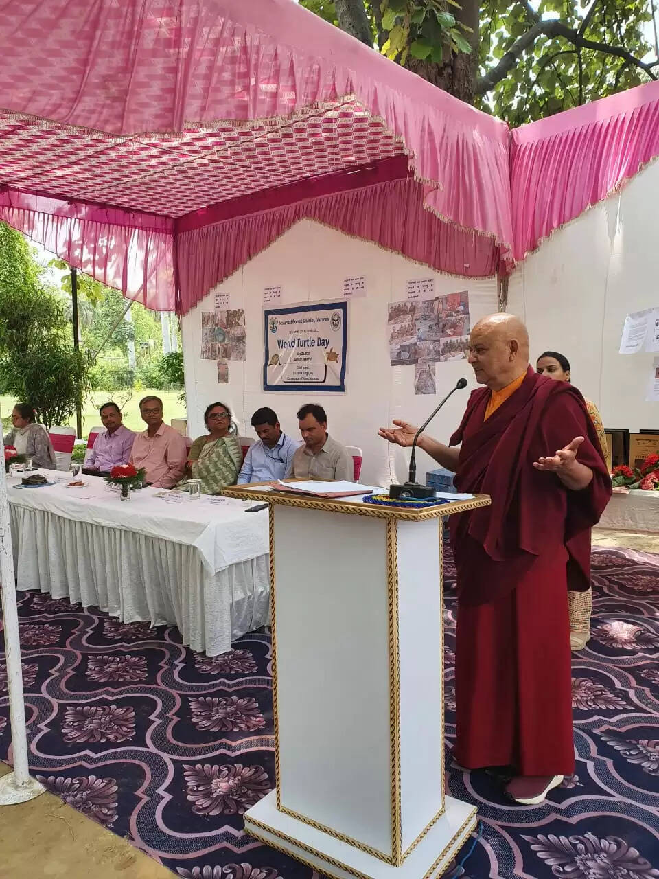 विश्व कछुआ दिवस: सारनाथ में कछुआ संरक्षण पर मंथन, भगवान विष्णु के कूर्म अवतार की चर्चा