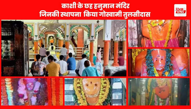 काशी के छह हनुमान मंदिर, जिनकी स्थापना गोस्वामी तुलसीदास ने की: आस्था, इतिहास और भक्ति की अनूठी परंपरा