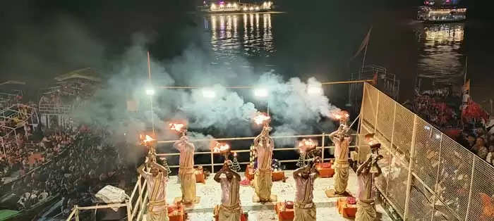 GANGA  AARTI IN VARANASI