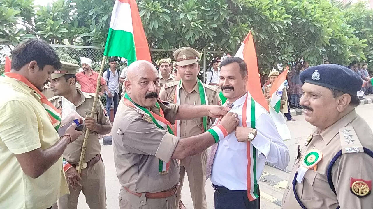 Tiranga yatra in Varanasi