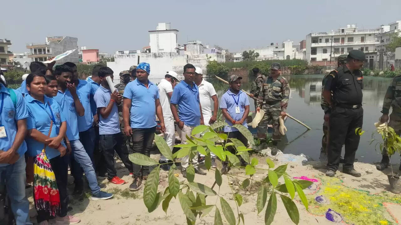 Ganga Task Force changed the face of Kandwa Pokhare in three months