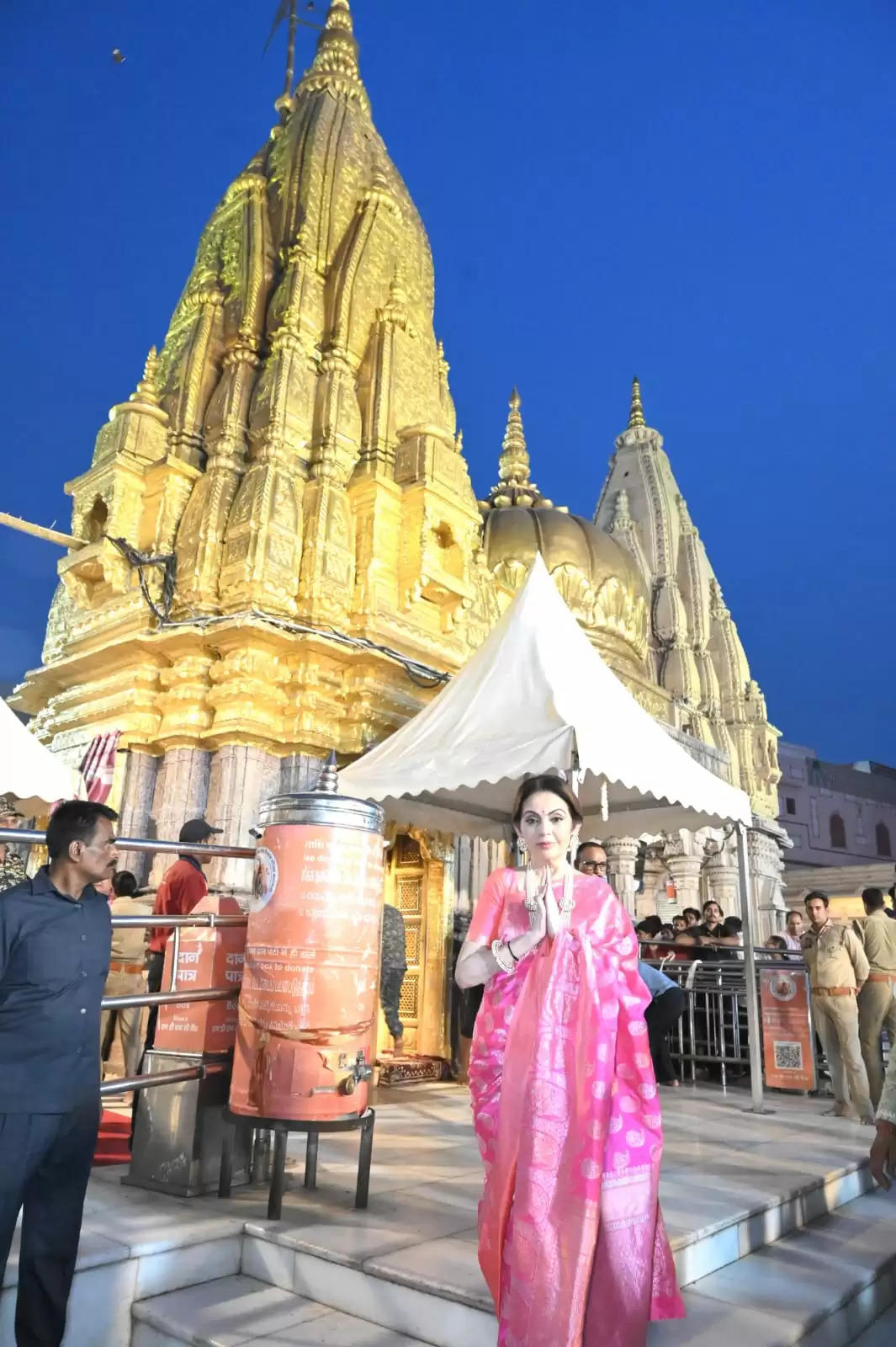 Nita Ambani in Varanasi