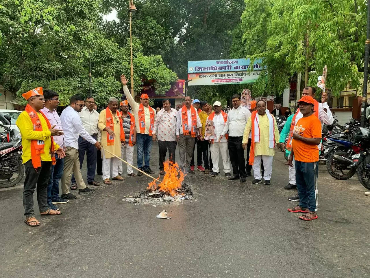 bjp protest against mamta banarjee