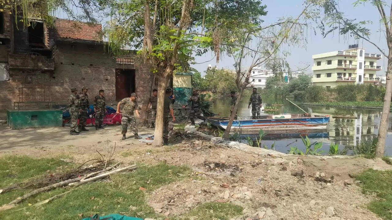 Ganga Task Force changed the face of Kandwa Pokhare in three months