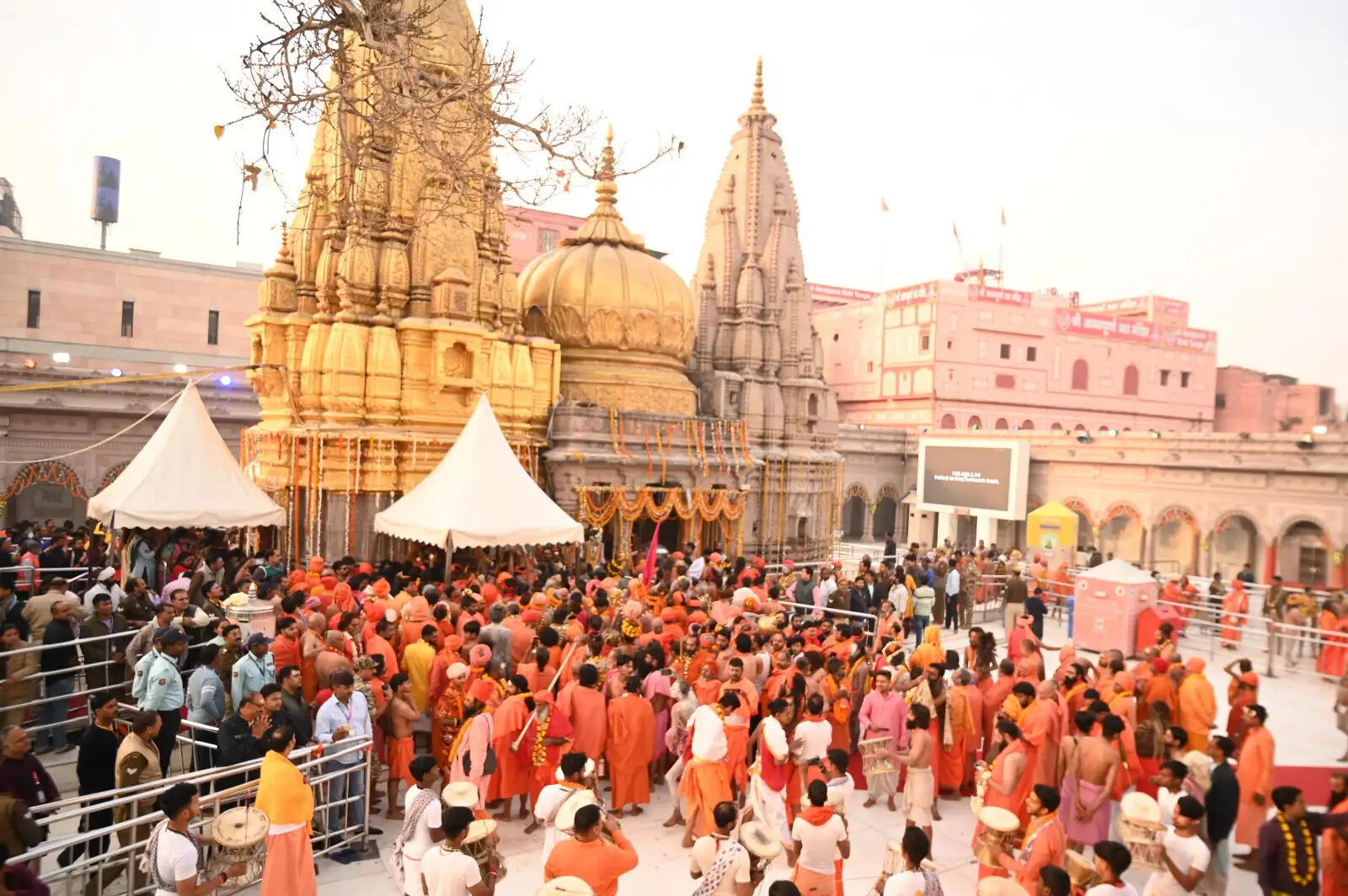 तन पर भस्म रमाई, हाथों में गदा, त्रिशूल और तलवार लेकर नागा साधुओं ने काशी में निकाली पेशवाई, हर-हर महादेव के उद्घोष से गूंजी बाबा विश्वनाथ की अंगनाई