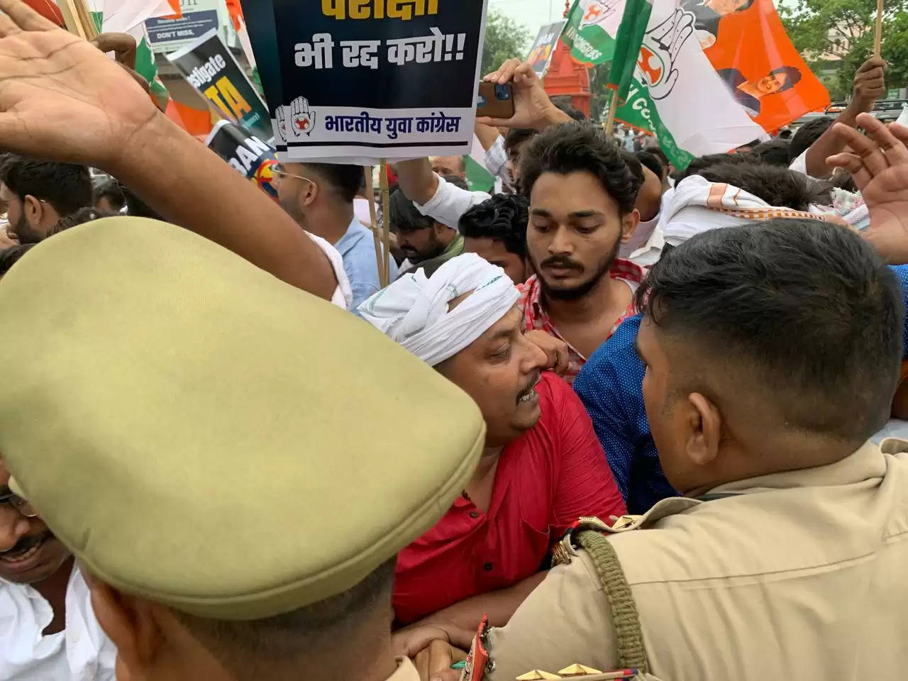 youth congress protest