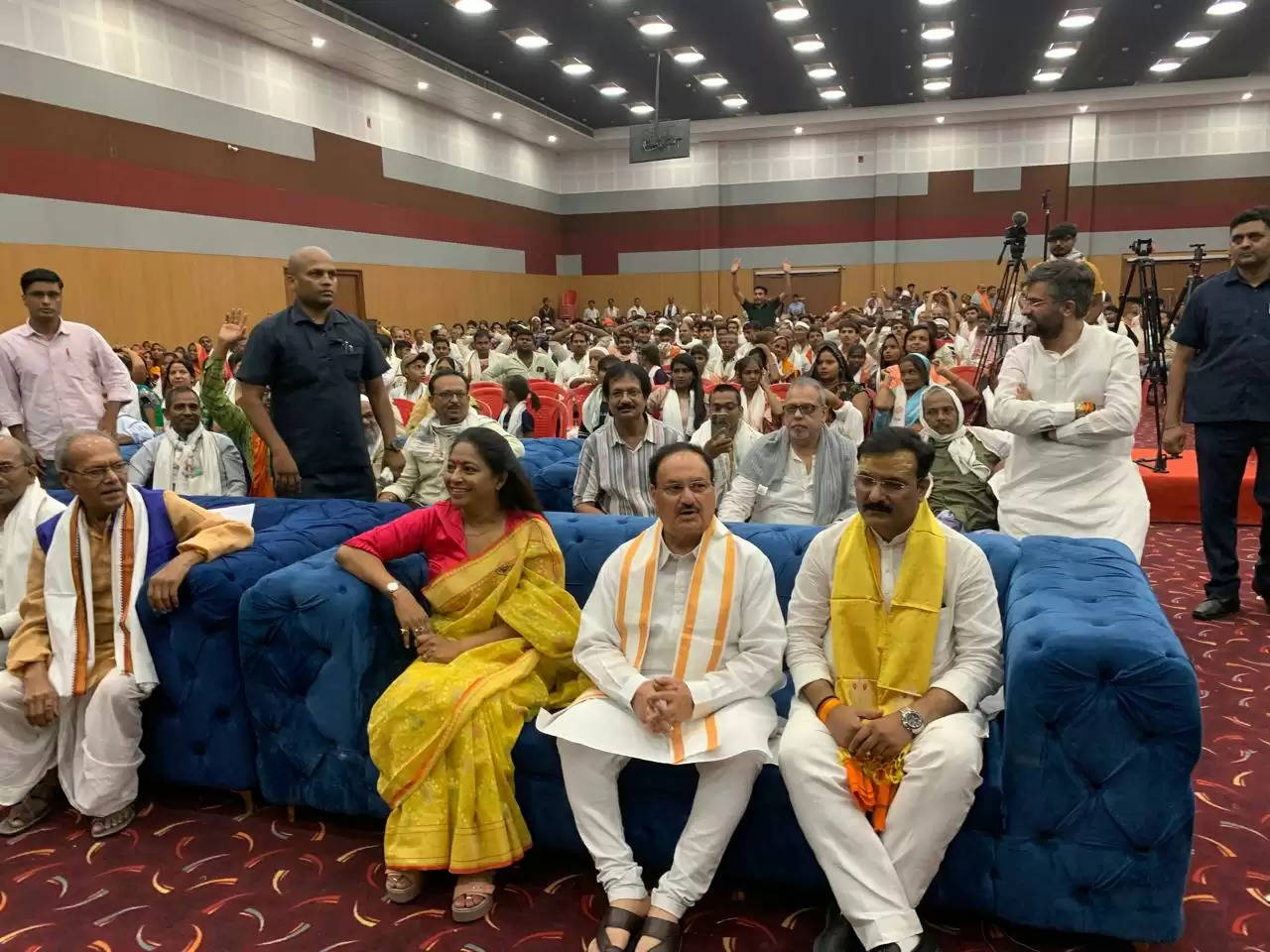 j p nadda in varanasi