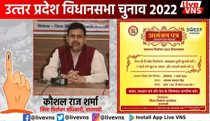 VARANASI DM KAUSHAL RAJ SHARMA ELECTION APEEL