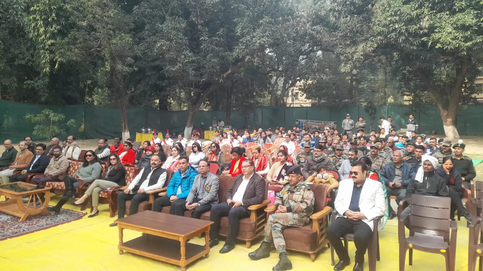 NCC Girls in Varanasi