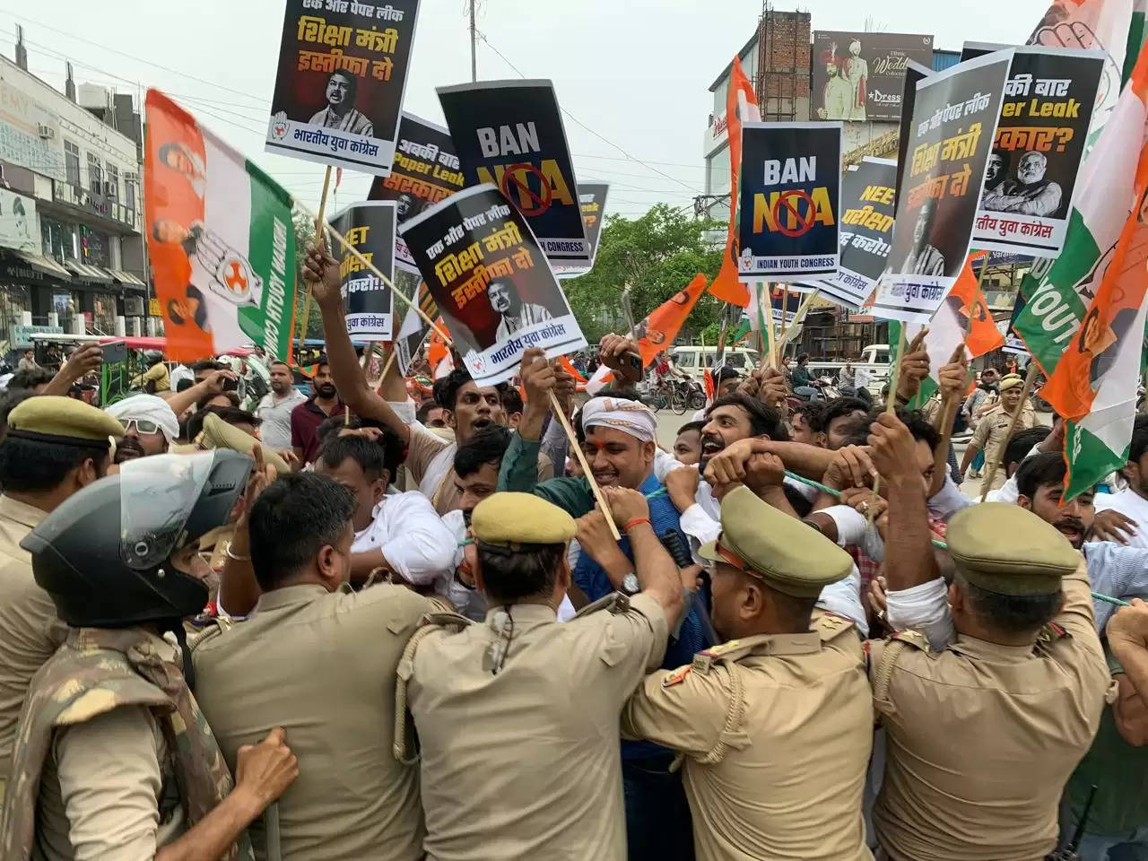 youth congress protest