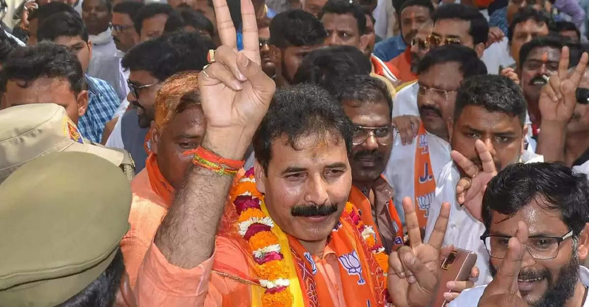 Prinshu Singh of BJP wins in Jaunpur local authority MLC election