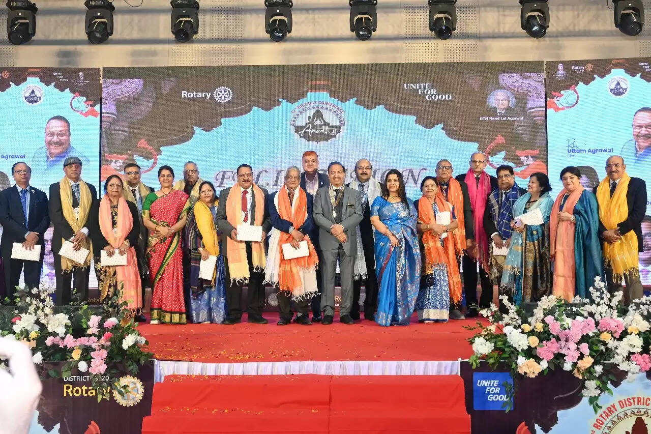 &nbsp;रोटरी मंडल 3120 के तीन दिवसीय अधिवेशन ‘अनुगूंज’ का भव्य शुभारम्भ, 750 से अधिक रोटेरियन हुए शामिल