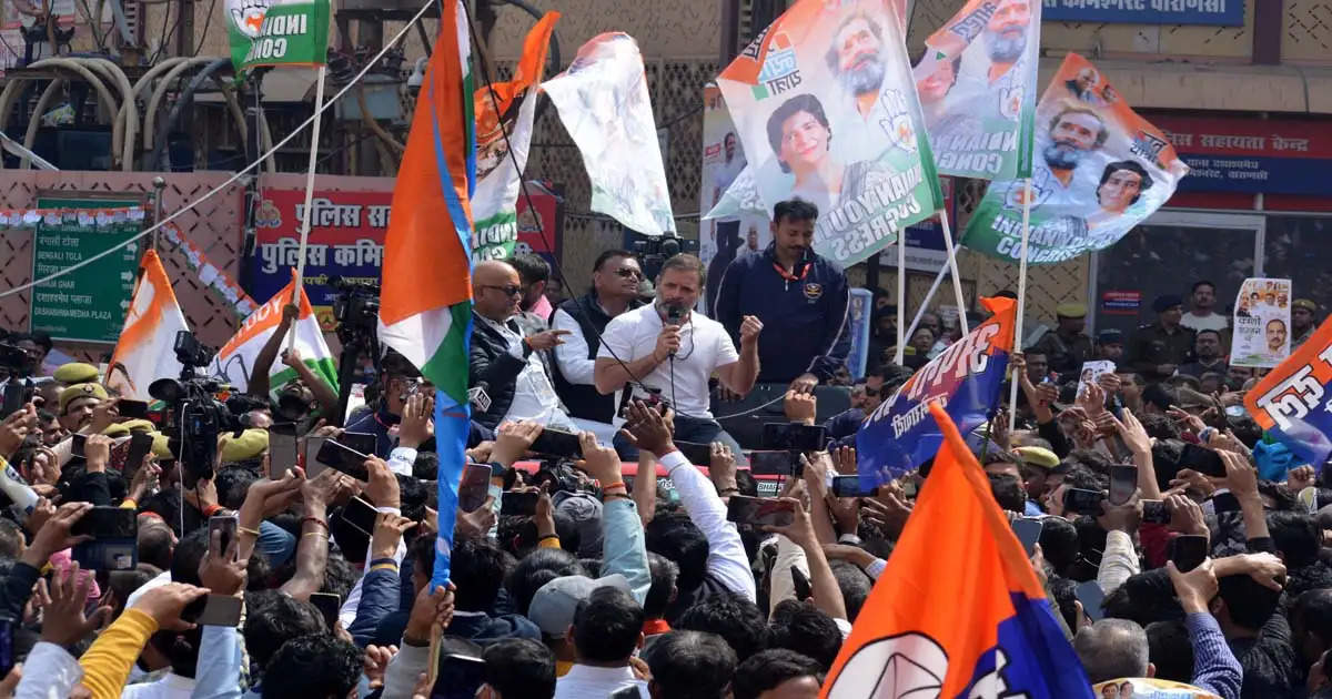 rahul gandhi in varanasi