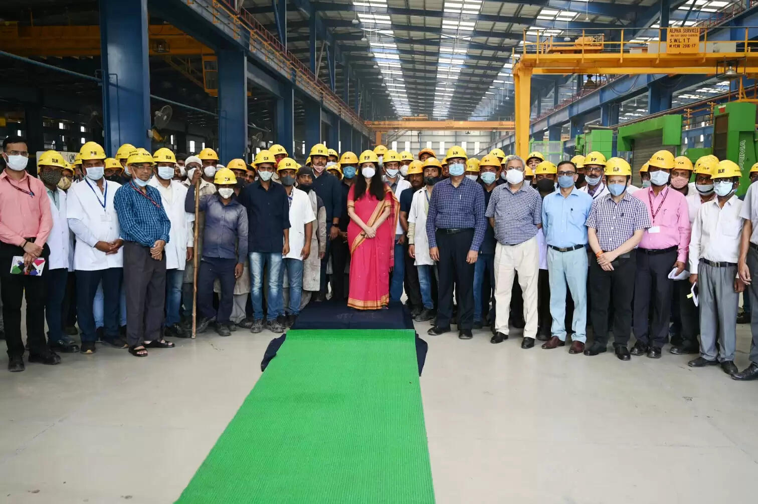 GM Anjali Goyal congratulated the BLW  employees 