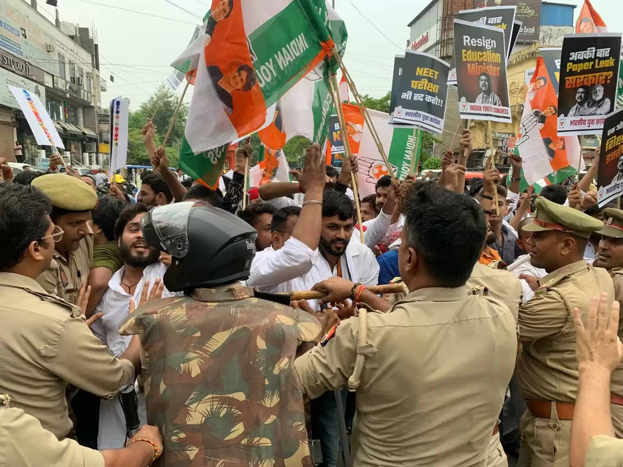 youth congress protest