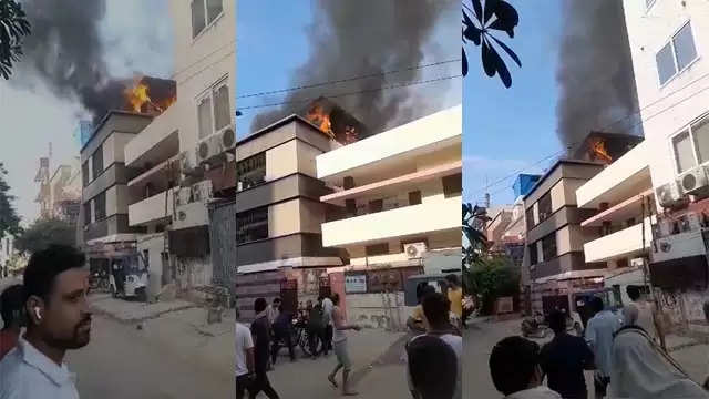 fire in varanasi